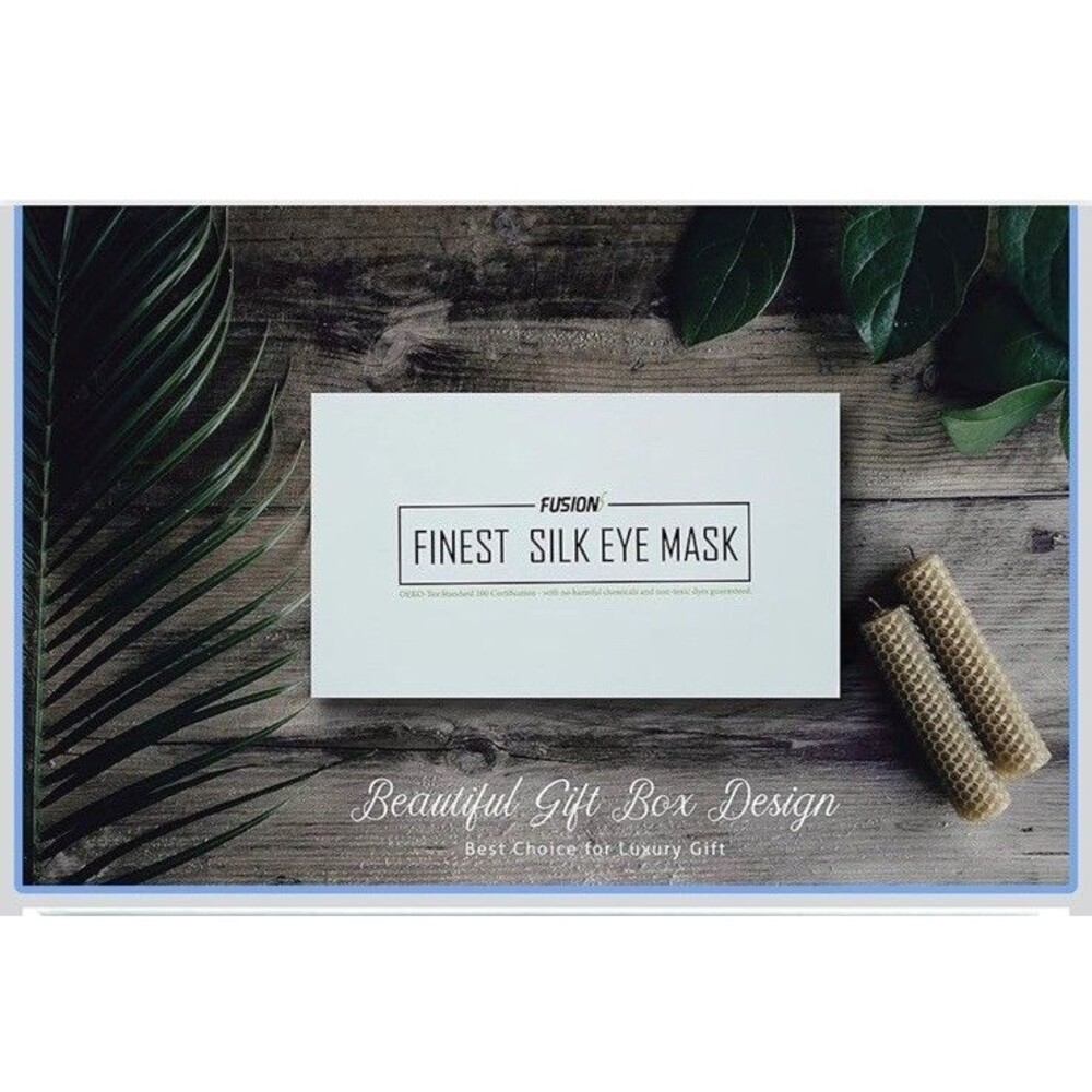 100% Mulberry Silk Eye Mask Sleeping Blocks Light Helps Dry Eyes Natural Fiber - Picture 2 of 5